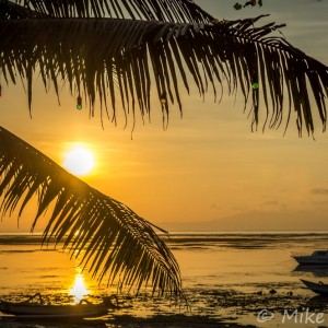Lever du soleil vue de la plage de Sanur Lever du soleil vue de la plage de Sanur