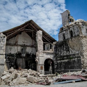 Église de Baclayon après le tremblement de terre